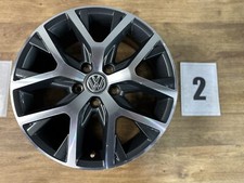 1X Original VW Caddy 2K Alloy Wheel Canyon 6Jx17 ET50 2K5601025F Anthracite