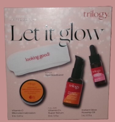 TRILOGY Let it Glow Holiday Skin Care Kit NEW