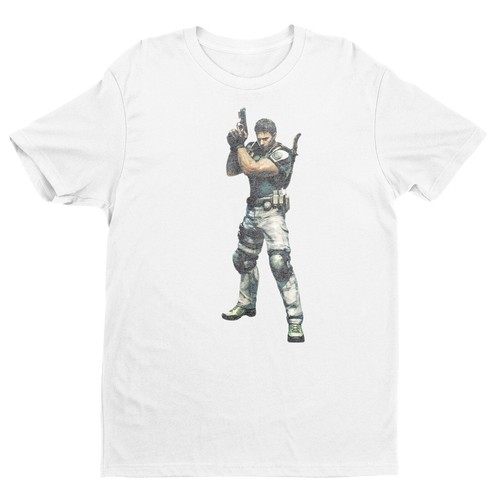 Camiseta Chris Redfield V1 Residence Evil Premium Unisex | Diseño Exclusivo - Imagen 10 de 11