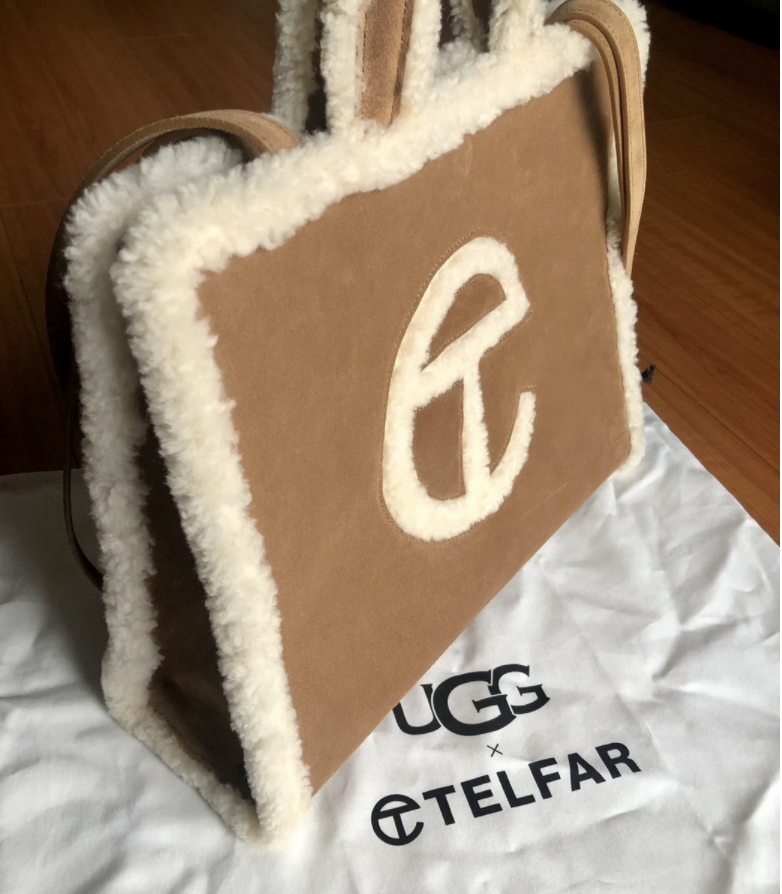 UGG x Telfar Shopping Bag MEDIUM Chestnut in Shearling | eBay UGG x Telfar Shopping Bag MEDIUM Chestnut in Shearling | eBay