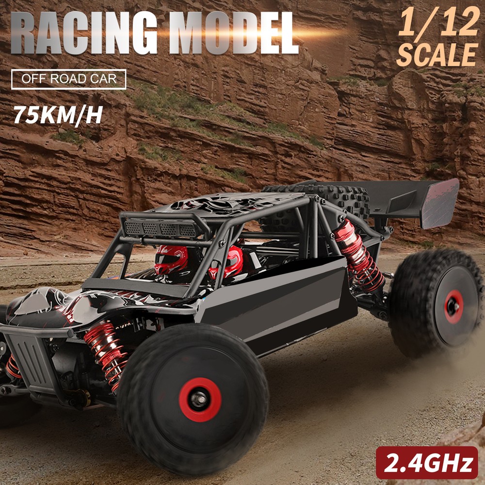 WLtoys RC Brushless RC Off-Road Car 1/12 75Km/h 2.4G 4WD Remote Control Car I0U4