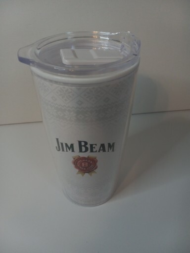 Jim Beam Holiday Travel Tumbler Mug Cup Whiskey Insulated 2021 Hot Cold