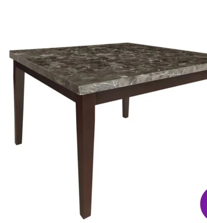 Marble Top Dining Table - Image 2 of 3