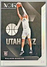 WALKER KESSLER RC 2022-23 PANINI NOIR ASSOCIATION EDITION 162 SILVER SSP  /49