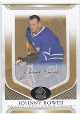 2020/21 SP SIGNATURE EDITION..JOHNNY BOWER..SP..GOLD SCRIPT..# 326..MAPLE LEAFS