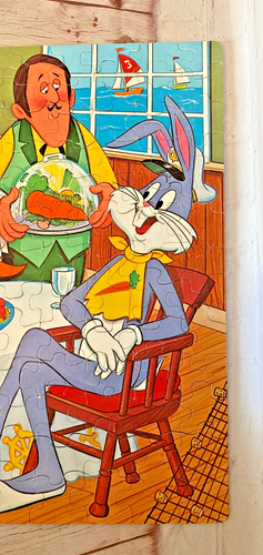 Bugs Bunny Jig Saw puzzle 100pcs Whitman 1976 14"x18" - Picture 10 of 14