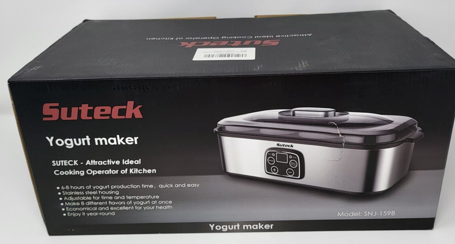 Suteck Yogurt Maker SNJ159B Automatic Digital Machine with 8 Glass Jars eBay