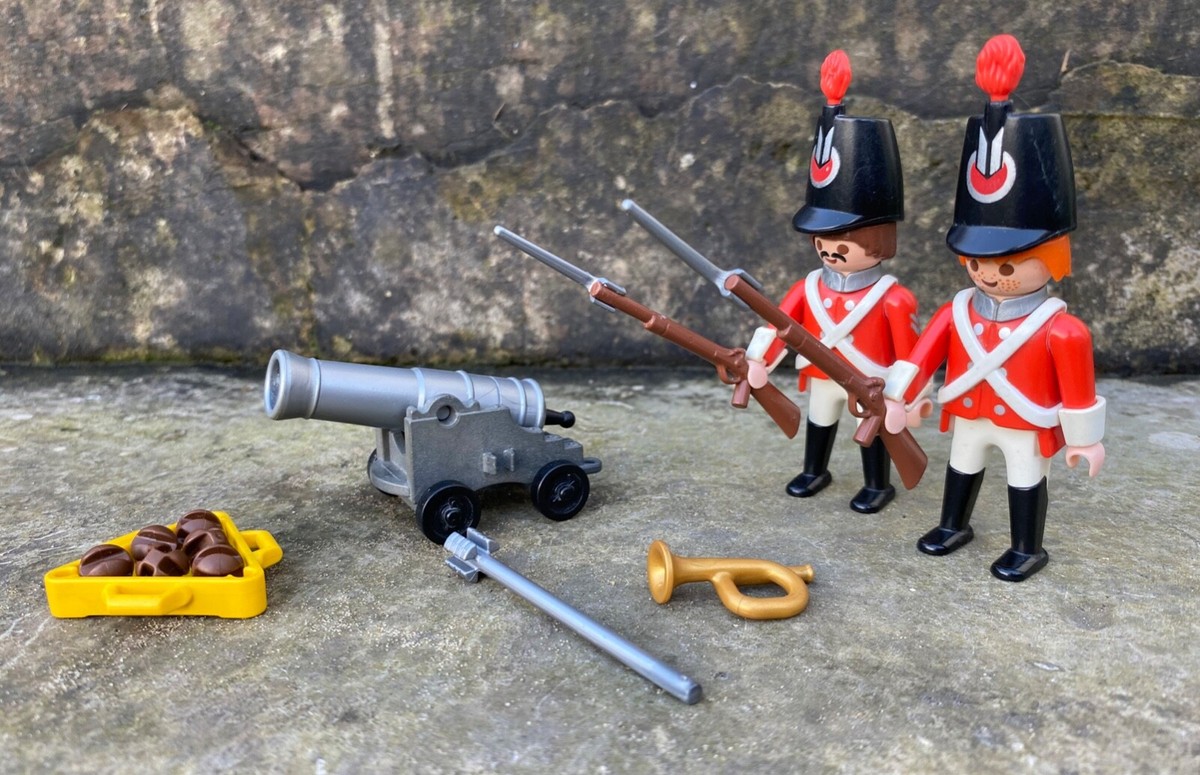 Playmobil 3857 Soldats Du Roi Avec Canon - 1996, NEUF Sous Blister