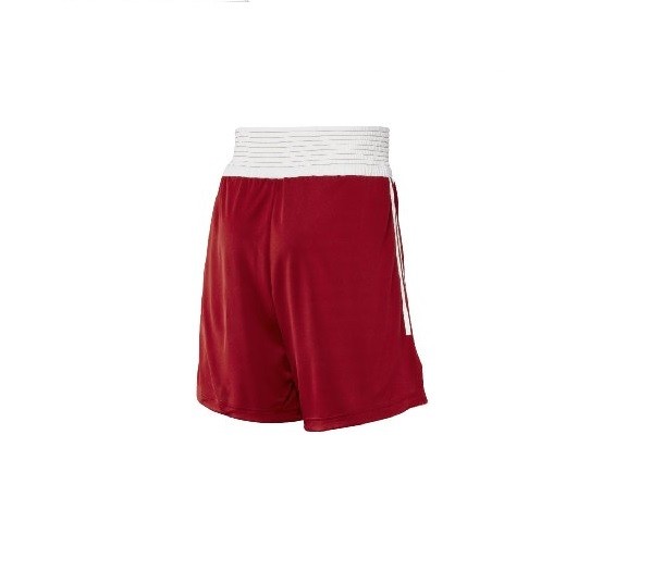 Short de boxe Adidas ClimaLite en textile technique résistant rouge - 3