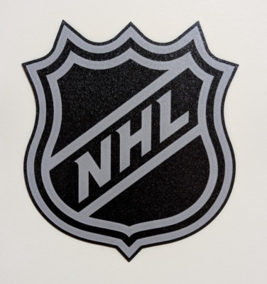 NHL 1 SILVER1 American National Hockey League Shield Logo Sign Wall Art 3d Print