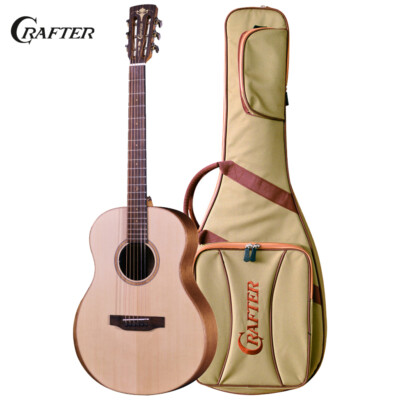 Crafter Mino Series BIG MINO Solid Spruce Top Acoustic Electric Guitar w/ Bag