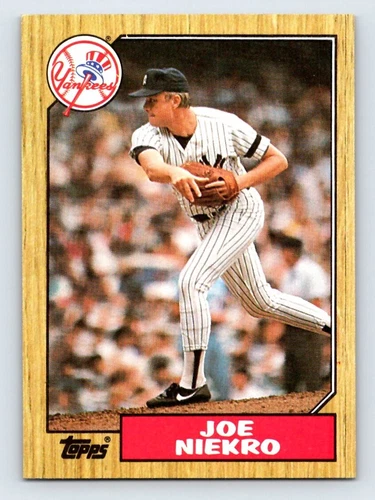 1987 Topps - #344 Joe Niekro - *Near Mint*