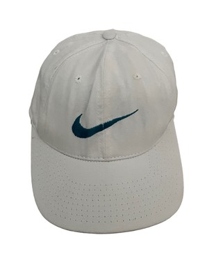 Nike Gray/Red Tag Vintage 1994 Lipton Snapback Hat Cap White/Teal Tennis USA euc