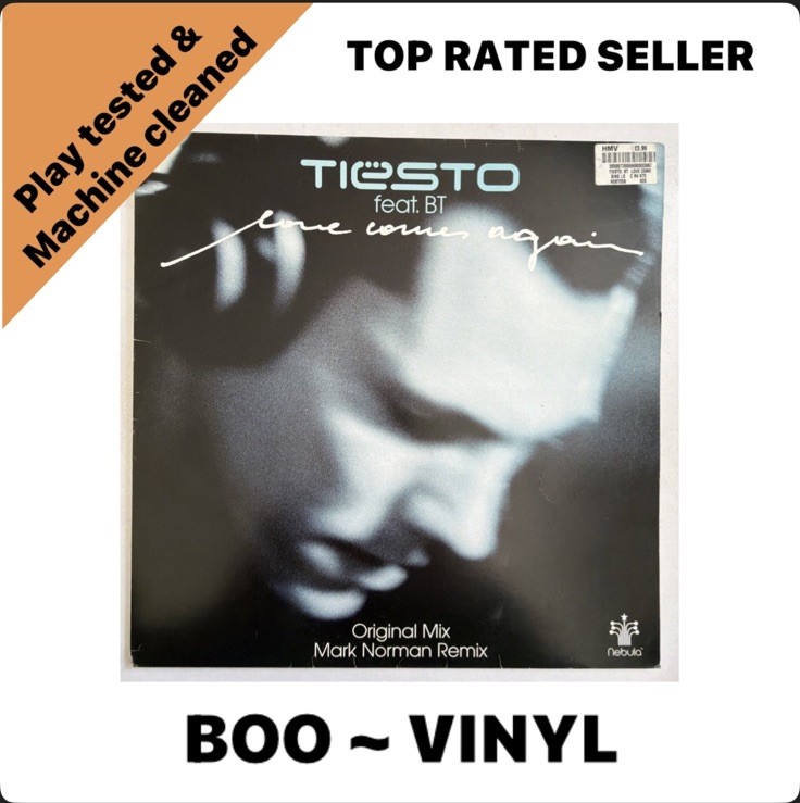 Tiesto Love Comes Again Feat. BT 12” Vinyl Mark Norman Remix 2004 EX / VG+