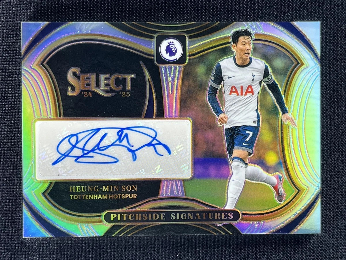HEUNG-MIN SON 2024-25 Panini Select Pitchside Signatures SILVER