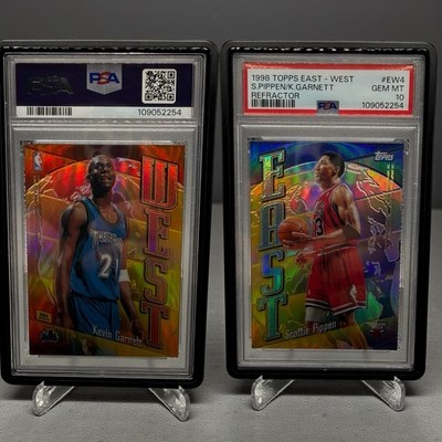 1998-99 Topps East/West Kevin Garnett, Scottie Pippen #EW4 