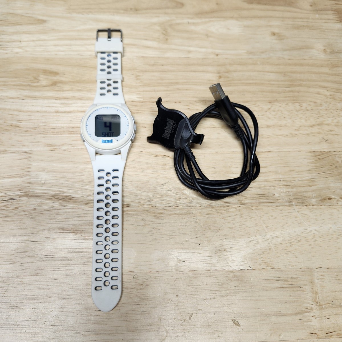 BUSHNELL NEO ION GOLF GPS WATCH With Original Cable Used But Works