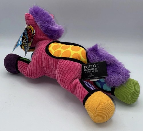 2010 Britto Popplush "FRIDA THE PONY" Mini Stuffed Plush Enesco Toy Animal NWT - Picture 5 of 18
