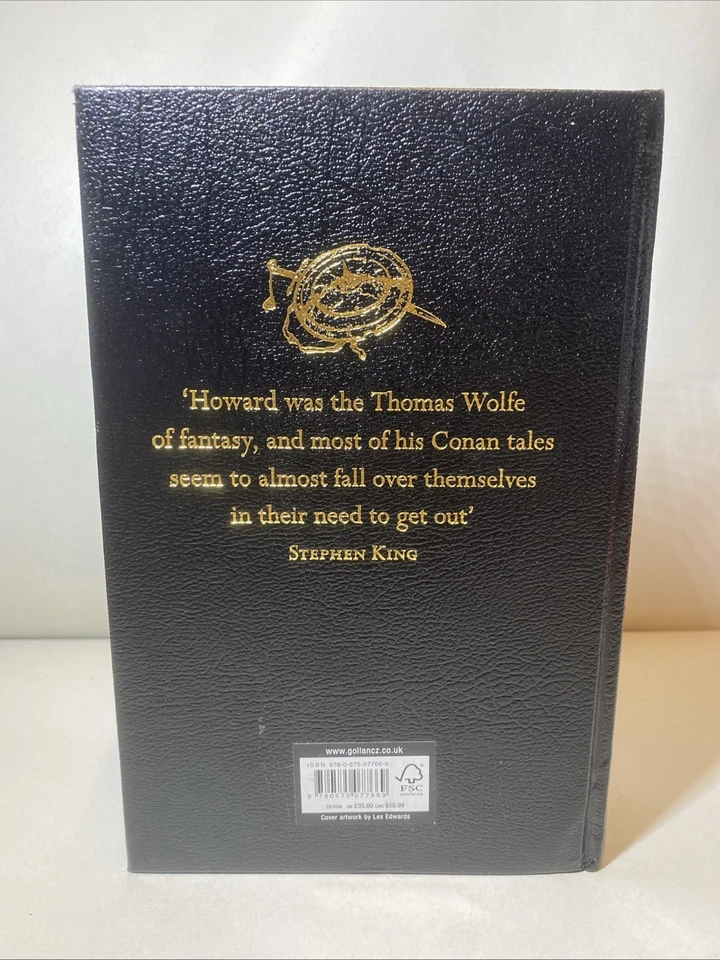 COMPLETE ILLUSTRATED CHRONICLES OF CONAN Robert E Howard Faux Leather Bound - Imagem 4 de 4