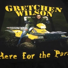 Country Music Gretchen Wilson Concert T-shirt Size Mens Large Here For The Party