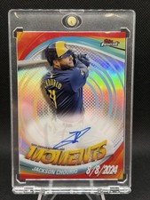 2025 Topps Finest Jackson Chourio #FMA-JCH Autographed Brewers