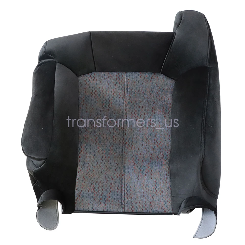 Cubierta de asiento de tela delantera gris oscuro/cojín de espuma para Chevy Silverado 1999-2002 Foto 4 de 4