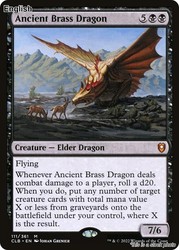Ancient Brass Dragon #111 Commander Legends: Battle for Baldur's Gate Mythic Rare