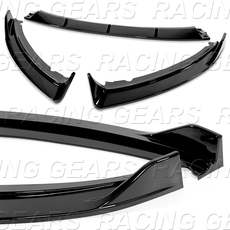 PARAGOLPES DELANTERO PINTADO NEGRO DIVISOR ALERÓN AJUSTE LABIO 13-14 FORD FOCUS ST HATCHBACK Foto 2 de 4