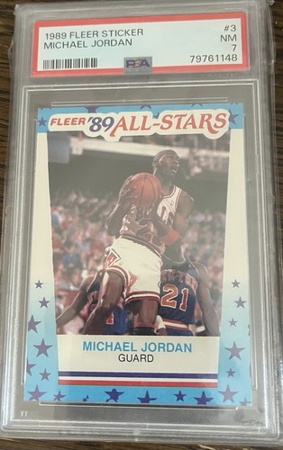 1989-90 Fleer - All-Stars Stickers Michael Jordan #3