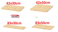 IKEA IVAR Untreated Solid Wooden Shelf Pine Book Storage Board Shelves All Size
