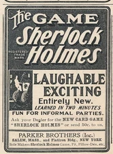 Magazine Ad - 1904 - Parker Bros. Games - "Sherlock Holmes"