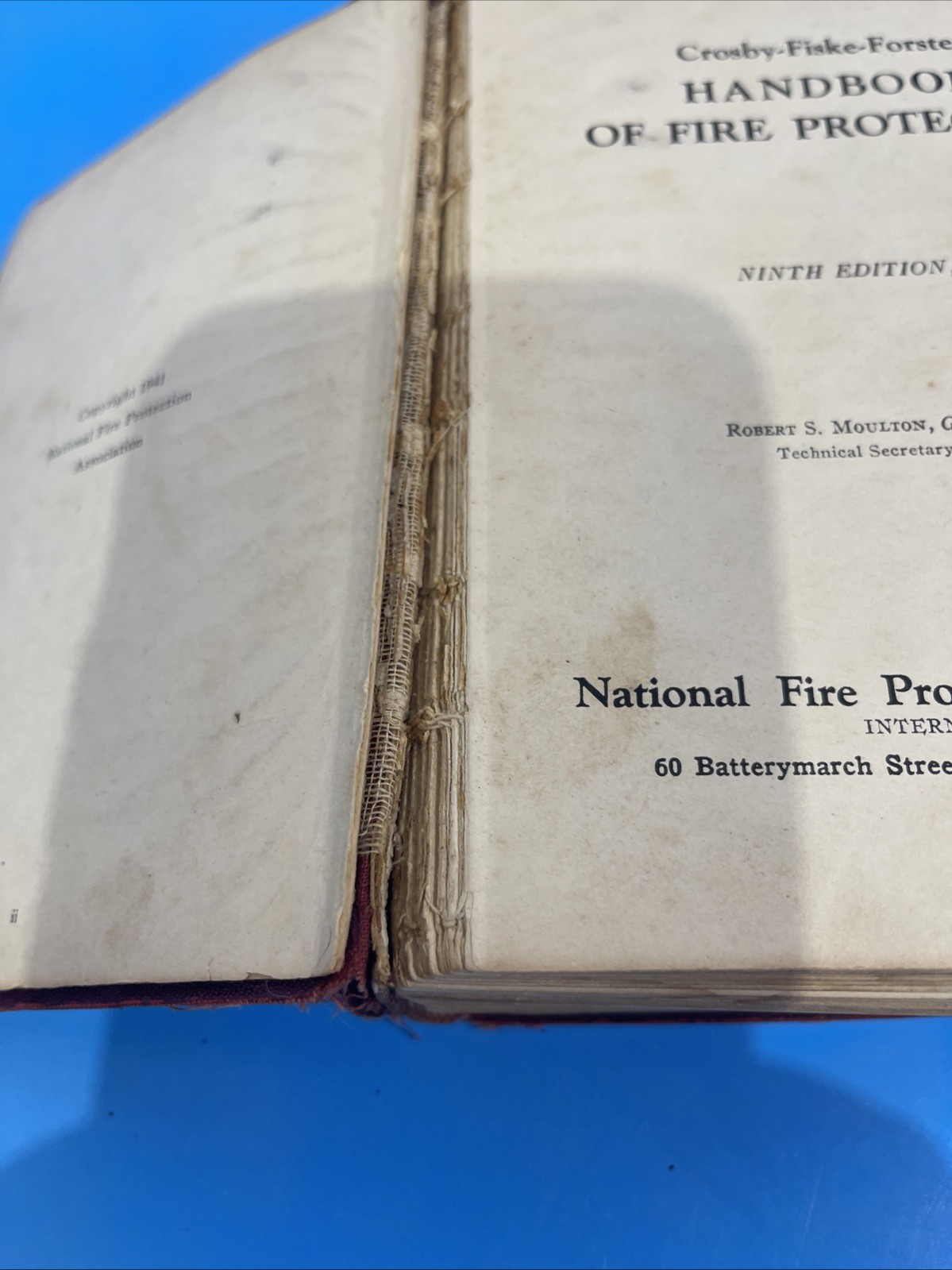 Crosby Fiske Forster Handbook of Fire Protection 1941 Book NFPA 9th Edition
