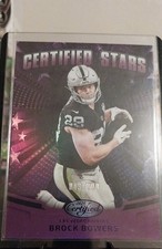 2025 Panini Certified - Certified Stars Brock Bowers #CST-BBS Mirror Purple /299