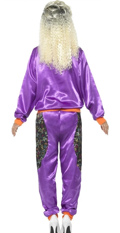 Disfraz de traje retro años 80 concha para mujer talla grande Foto 3 de 4