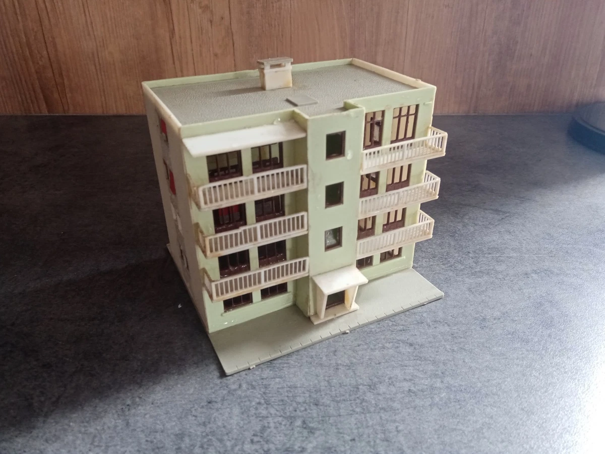 Maison Miniature Jouef HO Vintage – Décoration Pour Circuit De Train, Pré-assemblée | Occasion, Matière Plastique