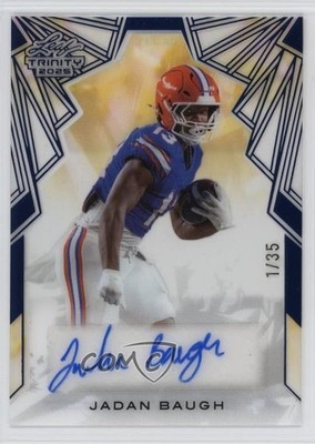 2025 Leaf Trinity Clear Blue /35 Jadan Baugh #CA-JB1 Auto 0j3l