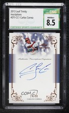 2013 Leaf Trinity Inscription 14/30 Carlos Correa #DTI-CC1 CSG 8.5 Auto 1q2