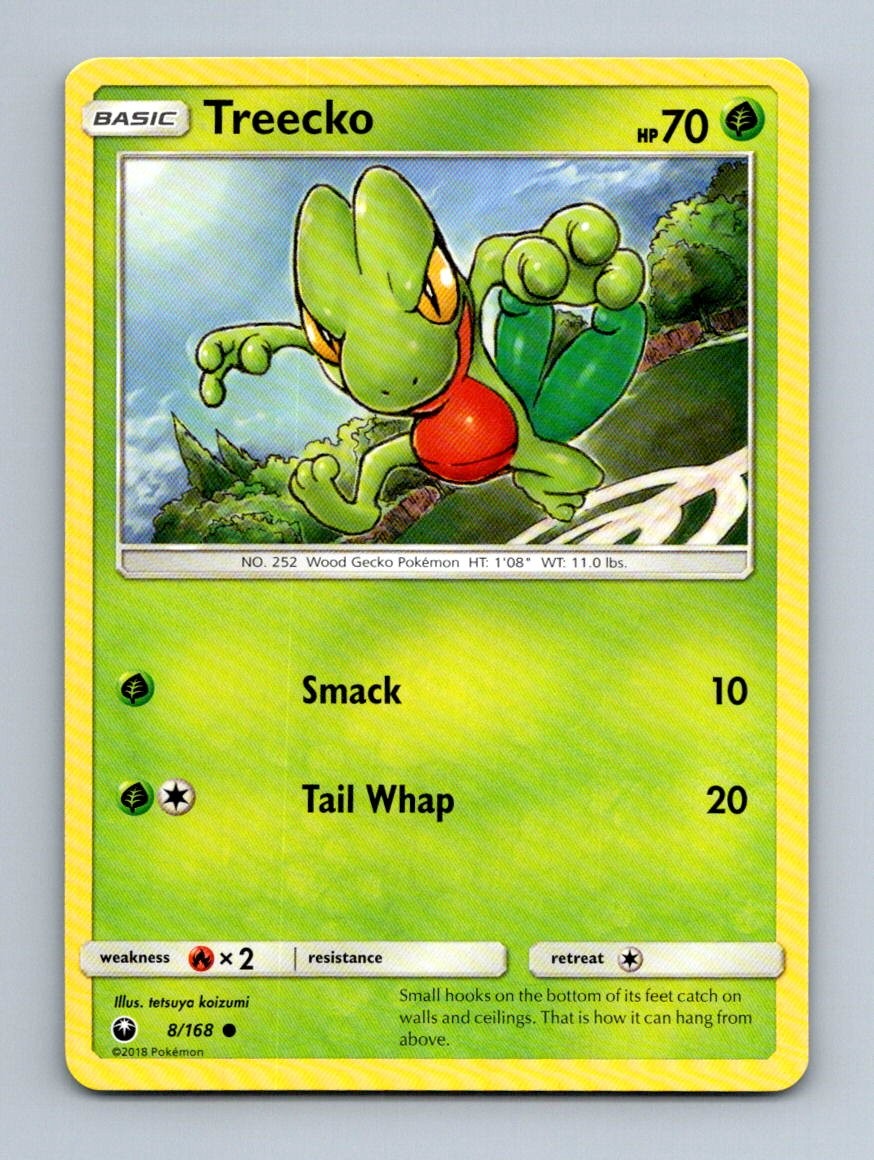 Treecko (8) Common SM - Celestial Storm 8/168 LP
