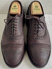 Allen Edmonds Brown Nubuck Strandmok Cap-Toe Oxford Dainite Rubber Sole 7.5 EEE — photo 5
