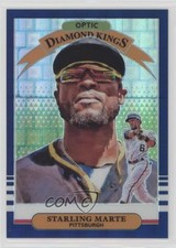 2019 Donruss Optic Diamond Kings Blue Pandora Prizm 32/99 Starling Marte #24 1u6