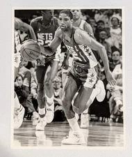 Lester Conner - New Jersey Nets - Type 1 original photo - by Dale Tait - 1989