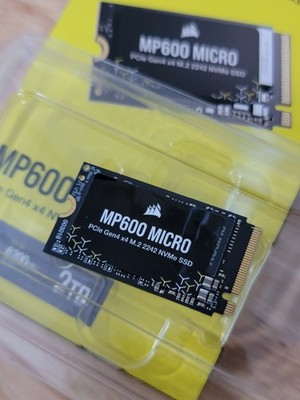 Corsair MP600 2TB Micro M.2 NVMe 2242 PCIe Gen 4.0 SSD | eBay