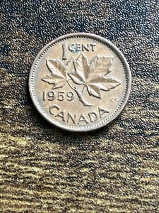 ヴィンテージ1点物Caro-Nan（カロ・ナン）1959年のセント　ペニー付き 1959 Canadian Penny | eBay