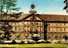 Postcard Poland Bytom City Council Building & Fountain View 1977