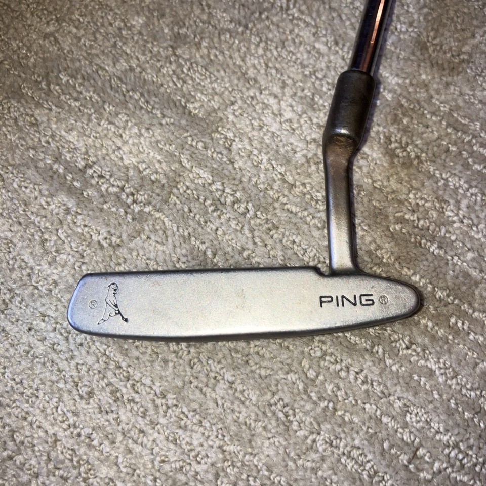 Putter PING B69 - 34 Pouces - Droitier - Acier - Occasion En Bon état - Parfait Pour Le Green