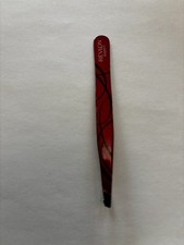VTG Revlon Expert Slant Tip tweezer Stainless Red Black Limited Edition Y2K