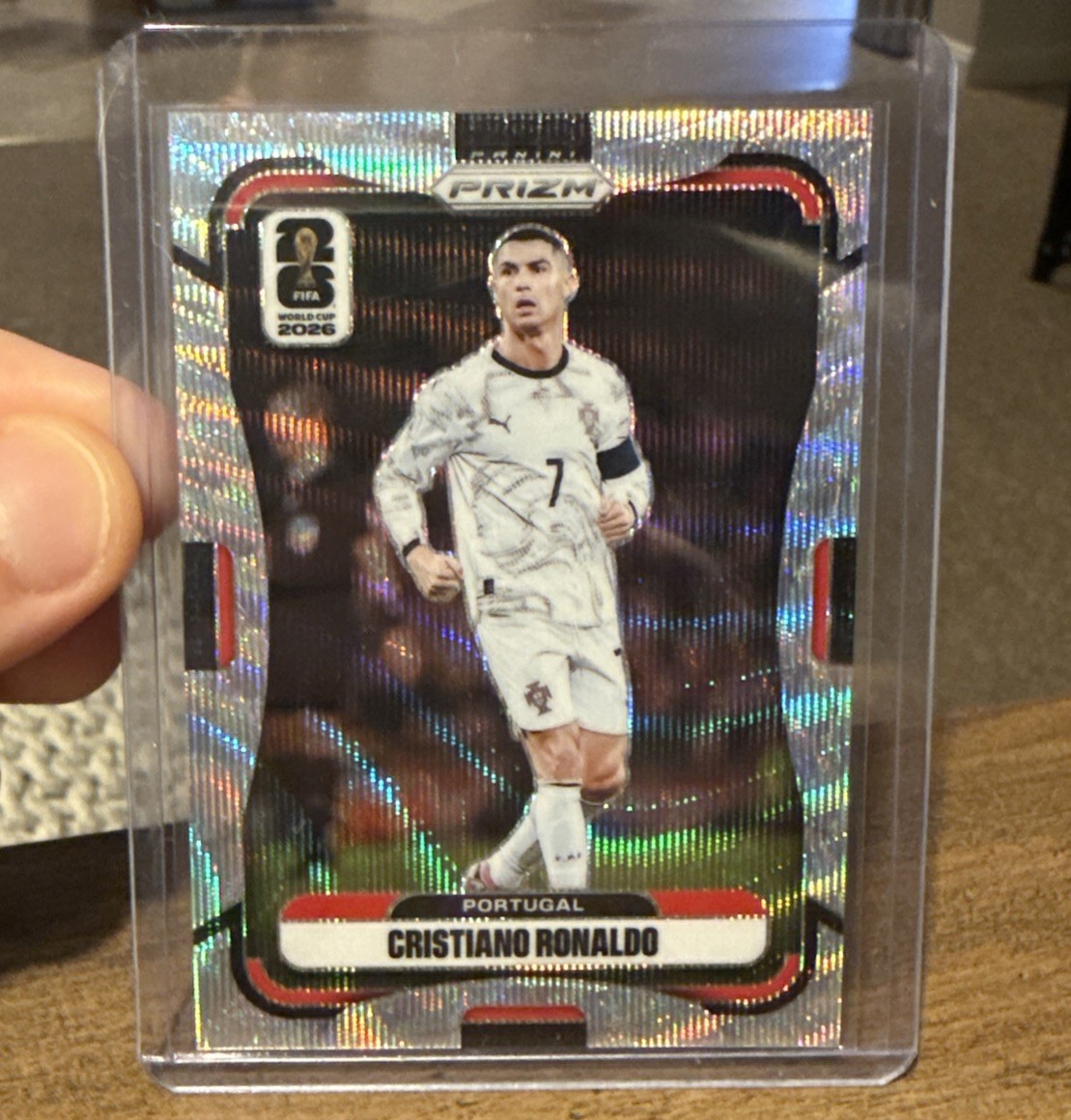 2026 Panini Prizm FIFA World Cup World Cup CRISTIANO RONALDO WAVE PRIZM PORTUGAL