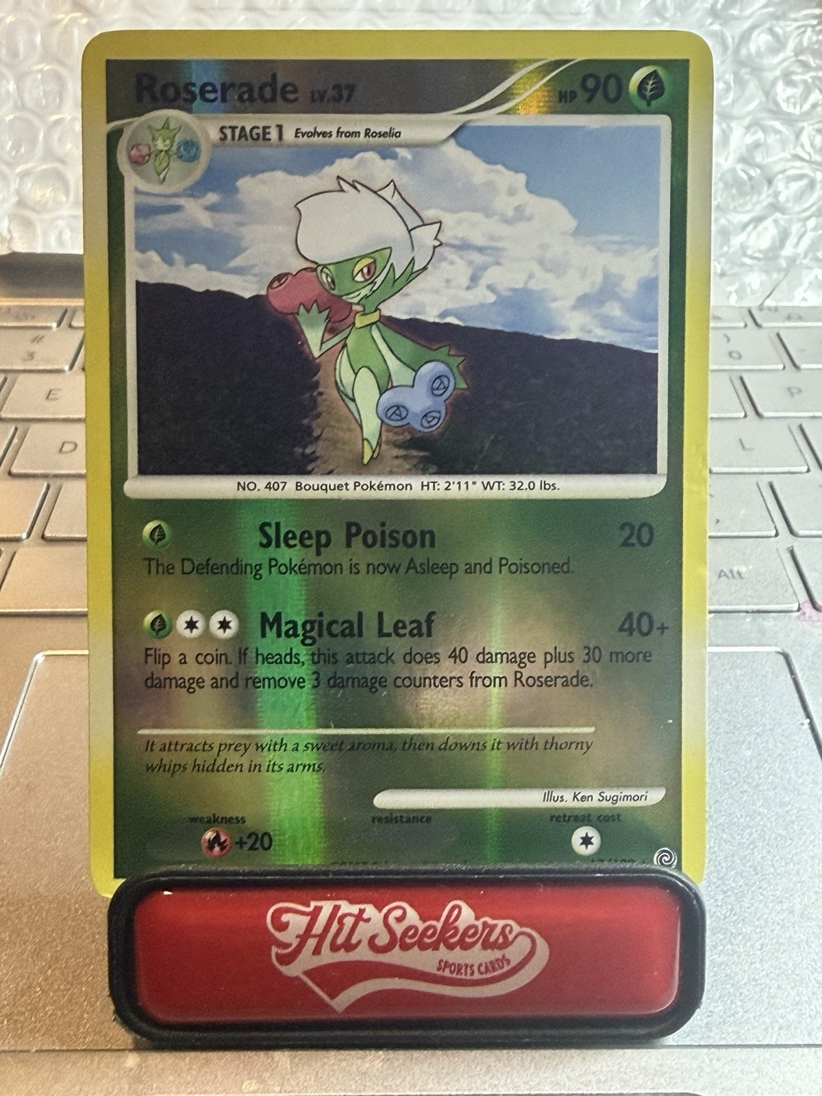 Pokémon TCG Roserade #17/132 Reverse Holo Secret Windows Diamond and pearl