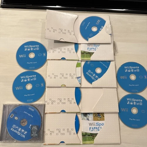 New ListingLot Of 10 Wii Sports Nintendo Wii Untested Has Scratches AS IS