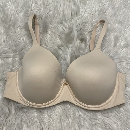 Soma 38D Bra Beige Embraceable Full Coverage Underwire Stretch Back Close